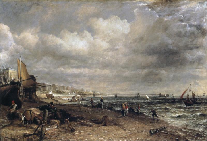 John Constable Chain Pier France oil painting art